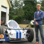 Teenager builds electric car $.02 a mile to operate!  